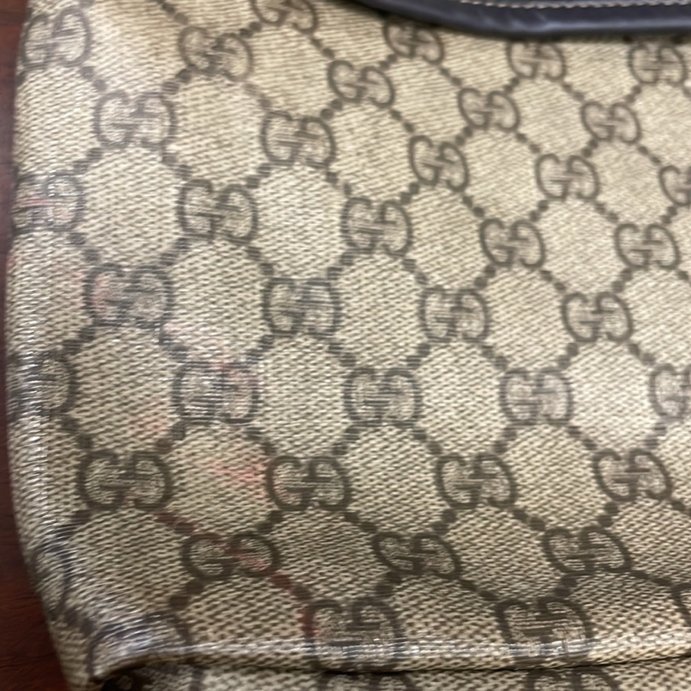 Vintage Gucci GG Supreme Monogram Small Crossbody Flap Bag - Picture 9 of 16